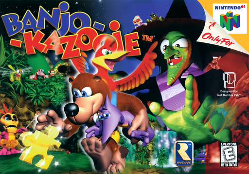 Banjo-Kazooie original Nintendo 64 box art
