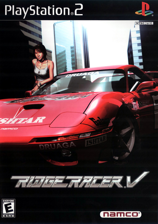 Ridge Racer V (USA) original PlayStation 2 box art