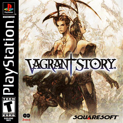 Vagrant Story original PlayStation box art