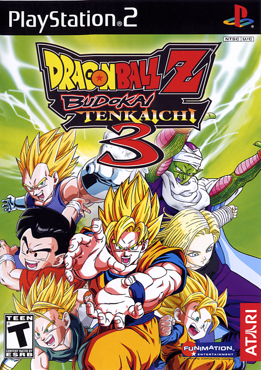 Dragon Ball Z: Budokai Tenkaichi 3 original PlayStation 2 box art