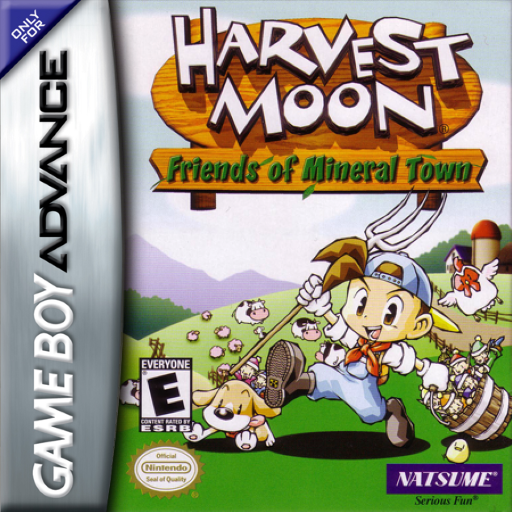 Harvest Moon: Friends of Mineral Town original Game Boy Advance box art