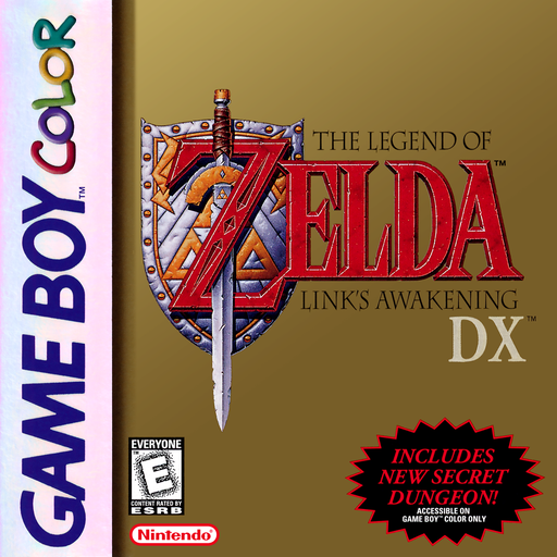 The Legend of Zelda: Link's Awakening DX original Game Boy Color box art