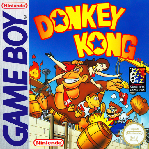 Donkey Kong (Game Boy, 1994) original Game Boy box art