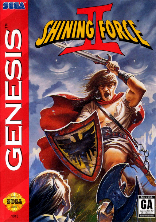 Shining Force II original Mega Drive / Genesis box art