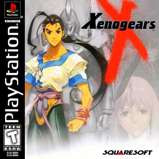 Xenogears original PlayStation box art