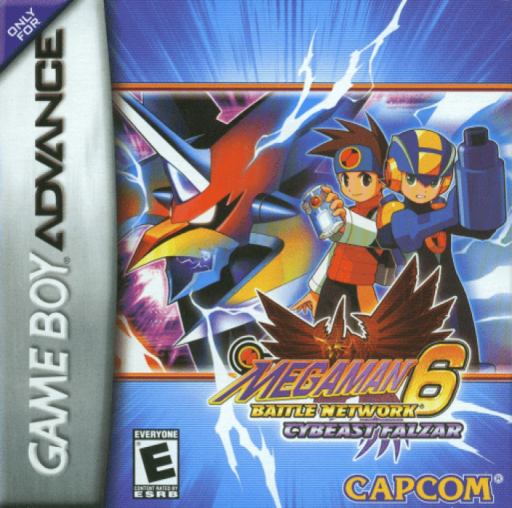 MegaMan Battle Network 6: Cybeast Falzar original Game Boy Advance box art