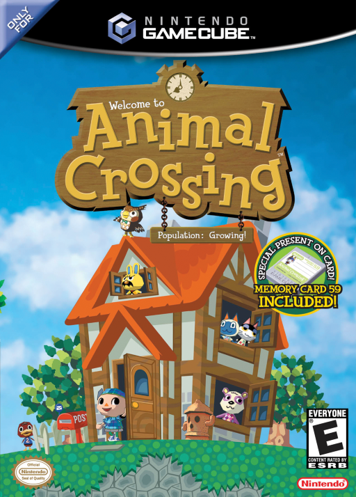 Animal Crossing original GameCube box art
