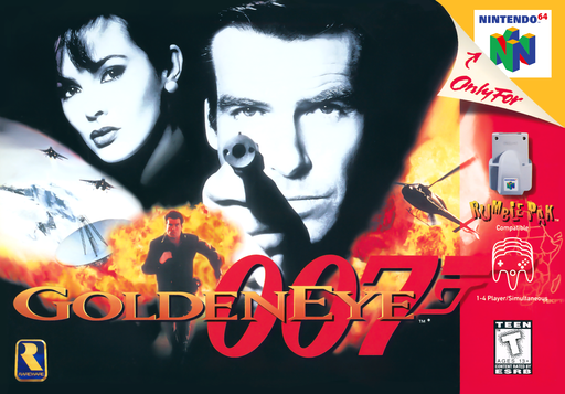 GoldenEye 007 original Nintendo 64 box art
