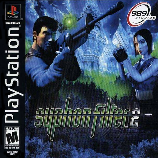 Syphon Filter 2 original PlayStation box art
