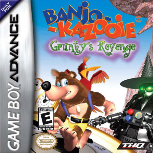 Banjo-Kazooie: Grunty's Revenge original Game Boy Advance box art