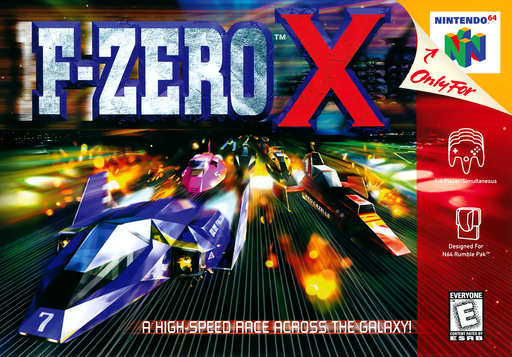 F-Zero X original Nintendo 64 box art