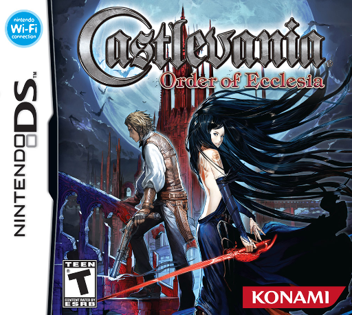 Castlevania: Order of Ecclesia original Nintendo DS box art