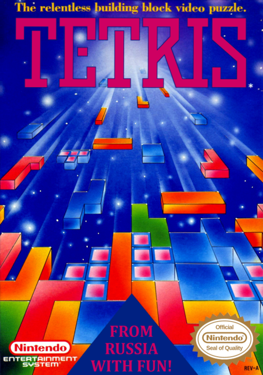 Tetris (NES) original NES box art